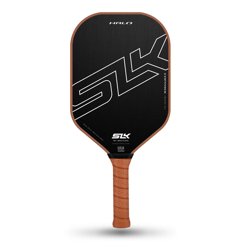 Selkirk SLK Halo Control XL Pickleball Paddle | Raw Carbon Fiber Pickleball Paddle with a Rev-Core Power Polymer Core | The Pickleball Paddle Designed for Ultimate Spin & Consistency