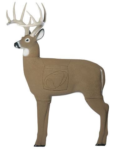GlenDel Buck 3D Archery Target with Replaceable Insert Core, GlenDel Buck w/4-sided insert
