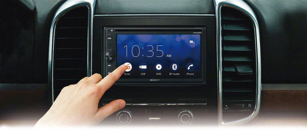 Sony XAV-AX200 DVD Receiver w/Bluetooth MP3 Satellite Radio, Apple Car Play and Android Auto (Disco by Manufacturer)