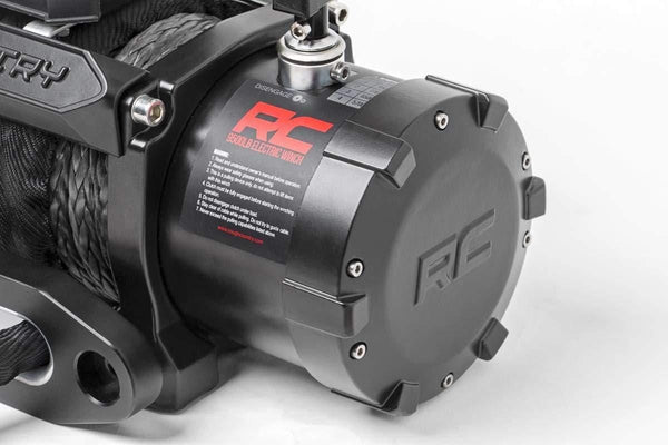 Rough Country 9,500 LB PRO Series Electric Winch w/Synthetic Rope PRO9500S