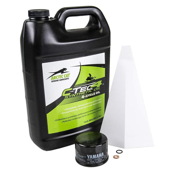 Arctic Cat 4 Stroke 1049cc Triple Snowmobile Oil Change Kit OEM 6639-529