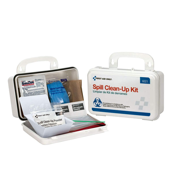 First Aid Only 6021 21-Piece Bloodborne Pathogen Spill Clean Up Kit