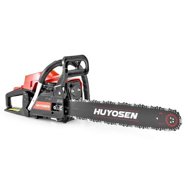 HUYOSEN Gas Power Chain Saws Corded 54.6 CC 2 Cycle Gas Powered Chainsaw Guide Bar Size 20 inchs 0.325 inchs 76DL Chain Guide Bar