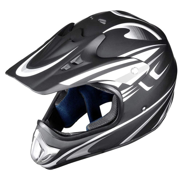 AHR DOT Outdoor Adult Full Face MX Helmet Motocross Off-Road Dirt Bike Motorcycle ATV M