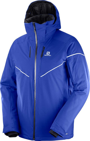 SALOMON Stormrace Ski Jacket Surf The Web Mens Sz M