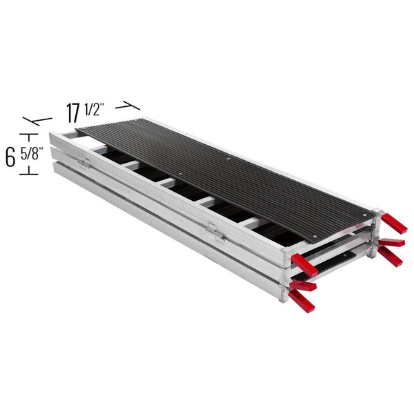 Rage Powersports 60" x 54" Snowmobile Loading Ramp with Center Extension Track