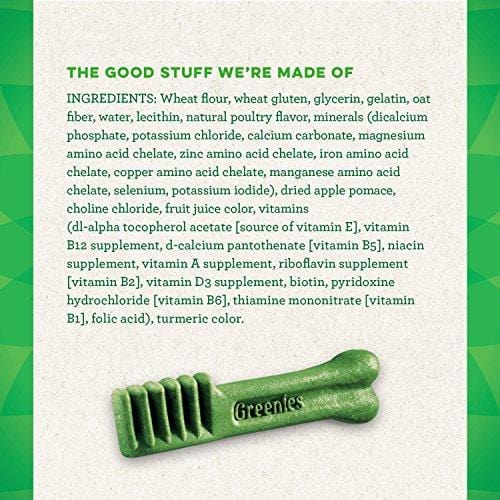 GREENIES Original Petite Natural Dental Dog Treats, 36 oz. Pack (60 Treats)