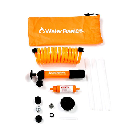WaterBasics Emergency Pump and Filter Kit. (RED-II-120)