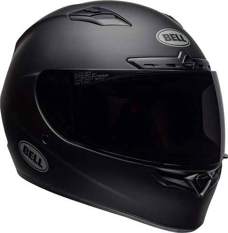 Bell Qualifier DLX Blackout Street Motorcycle Helmet (Blackout Matte Black, Large)