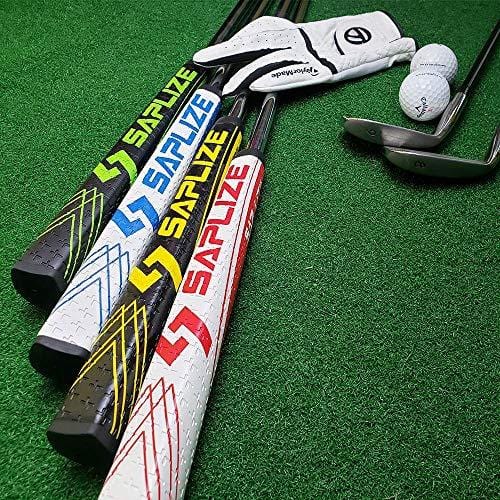 SAPLIZE Golf Putter Grip, Sap Lit V2, Ergonomic Shape, Light, Anti-Slip Pattern, Mid Size, Green
