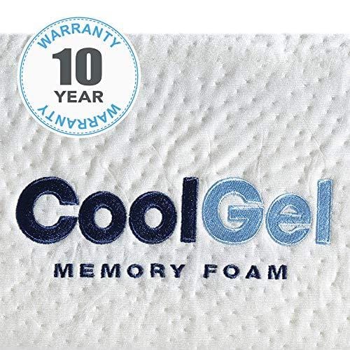 Classic Brands Cool Gel Ventilated Gel Memory Foam 8-Inch Mattress, Short Queen