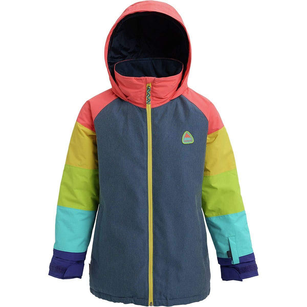 Burton Girls' Hart Jacket, Medium, Light Denim Multi, Small