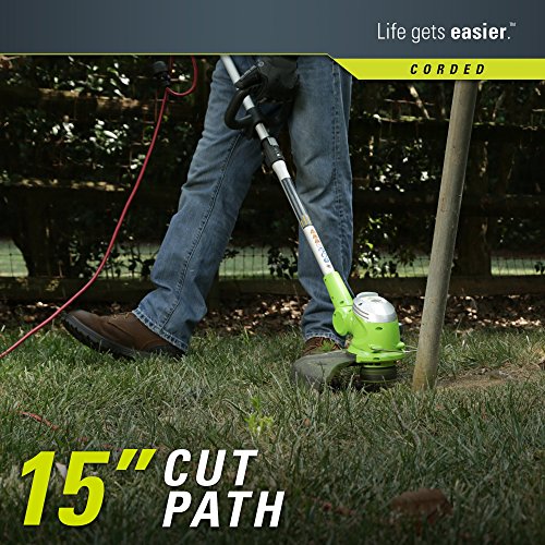 Greenworks 15-Inch 5.5 Amp Corded String Trimmer 21272