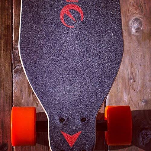 Maxfind Maxa Electric Skateboards 18.6 mph Hub Brush Motor 8 Miles Range 176 Lbs 7 Layers Maple Longboard with Wireless Remote Control