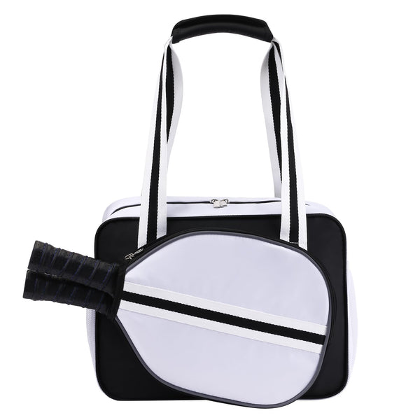 SPOENGRU Pickleball Bag Pickleball Tote Bag Pickleball Bag for Women Men Women’s Hand Gym Bag Water Bottle Holder With Pickleball Racquet Paddle Holder