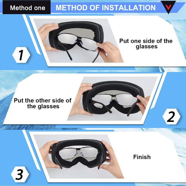 Zacro Ski Goggles -Large Spherical Framless Snowboard Goggles for Men and Women,OTG Double Lens Goggles for Skiing, Snowboarding, Snowmobile, 100% UV400 Protection and Anti-fogging, Red