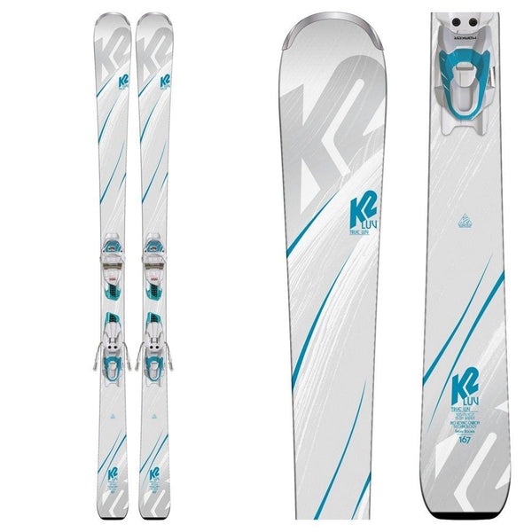 K2 True Luv Womens Skis with ER3 10 TCX Bindings 2019-160cm