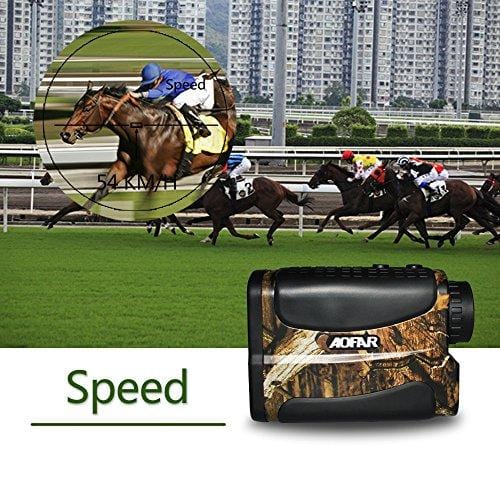 AOFAR Hunting Golf Range Finder-700 Yards 6X 25mm Waterproof Laser Rangefinder for Archery and Bow Hunting with Range Scan Fog and Speed Mode, Free Battery, Carrying Case