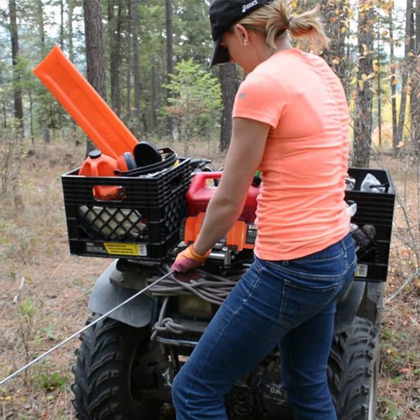 RUGCEL WINCH LT4000ATV 12 VDC Winch 4000lbs/1814kg, with Roller Fairlead, Mount Plate, 2 Wired Handle and 2 Wireless Remote