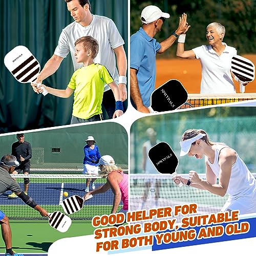 Sprypals Pickleball Paddles, USAPA Approved, Fiberglass Surface Pickleball Set with 2 Rackets, 4 Balls, Bag, Pickleball Paddles Gifts for Beginners& Intermediate Players (Horizontal)