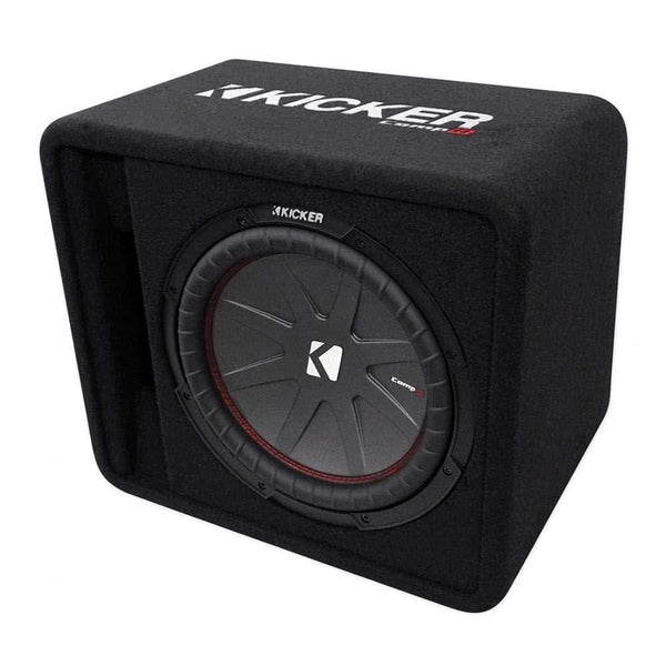 Kicker 12 Inch 1000W Subwoofer Box + 1500W Mono Amplifier, Remote + Wiring Kit