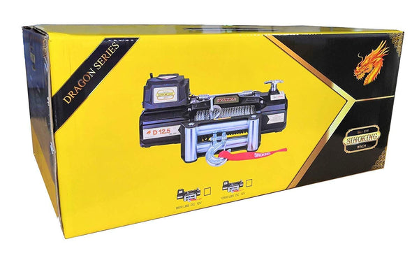 Sinoking 12VDC 9600LB/4354kg Electric Winch, Off-Road Winch with 5/16"×65′(feet) Wire Rope, Wireless Remote Control