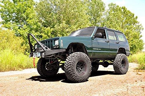 Rough Country Front Offroad Winch Bumper Compatible w/ 1984-2001 Jeep Cherokee XJ Front Winch Bumper 10570