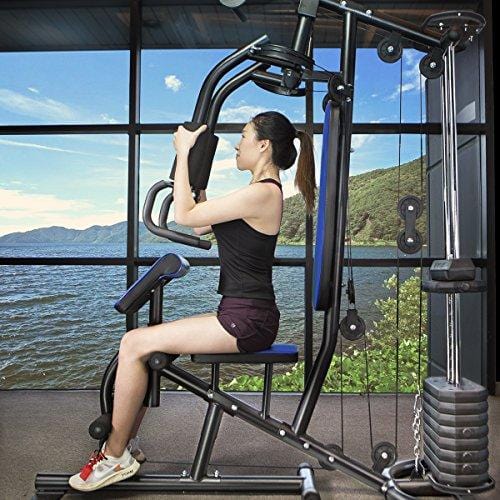 XtremepowerUS Multifunction Home Gym Station Workout Machine