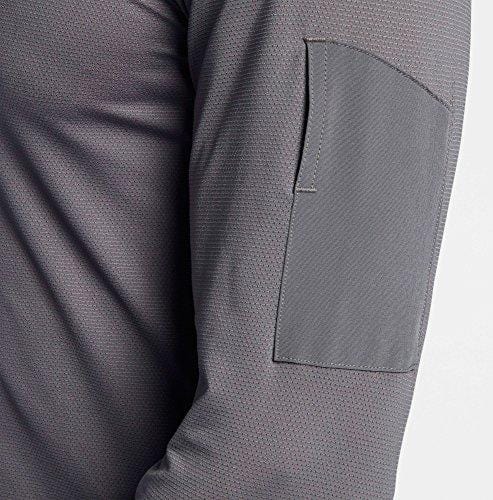 Nike Men's Modern Utility Fitted Long Sleeve Training Shirt (Gunsmoke/Black, XL)