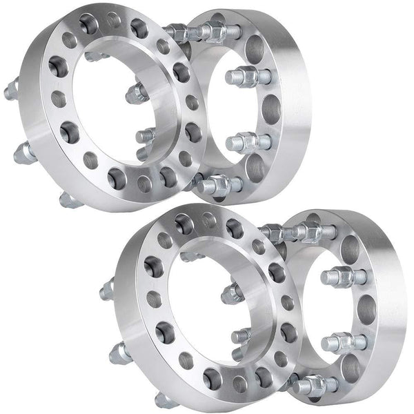 OCPTY replacement parts for 4X 1.5 inch 8x6.5 to 8x6.5 Wheel Spacers 8 lug Fits for Ford F250 F350 Dodge Ram 2500 3500 (8x165.1 9/16" Studs)
