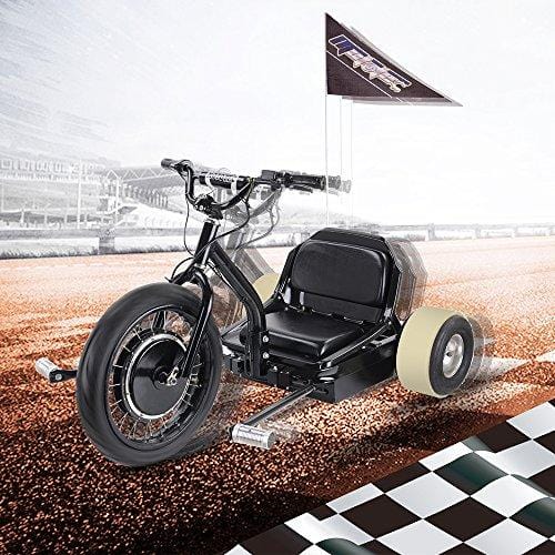 SAY YEAH Electric Drift Go Car 500W 48V Trike Single Rider Funny Toys E Scooter 3 Wheel Crazy Car Flashrider 360 Boys Girls