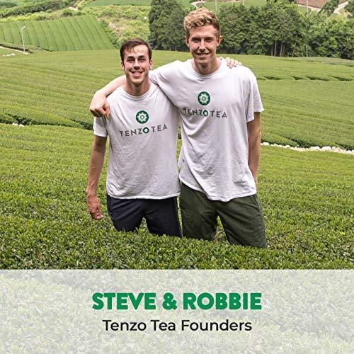 Tenzo Tea (Whisk Included in Box) - Ceremonial Grade Matcha Green Tea Powder (For Sipping as Tea) - USDA Organic, Kosher, Vegan, Paleo/Keto Friendly (30 Gram + Whisk)