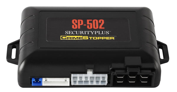 Crimestopper SP-502 2-Way LCD Paging Combo Alarm, Keyless Entry and Remote Start System with Rechargeable Remote
