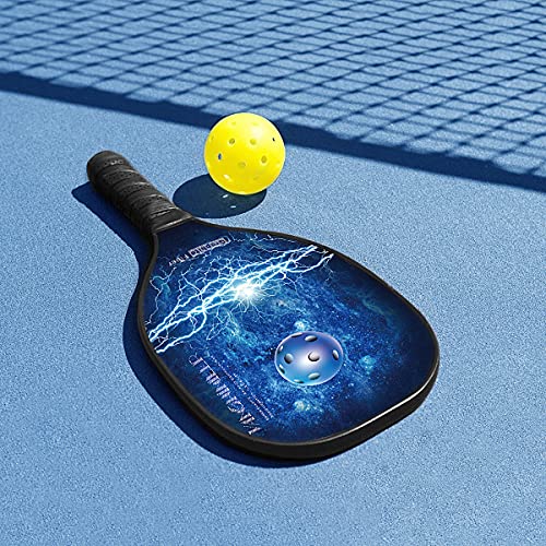 VANSHINIEER 40 Holes Outdoor Pickleball Balls Design for Tournament Play and Practice (3 Pack)