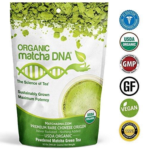 Matcha DNA Certified Organic Matcha Green Tea (12 Ounce)