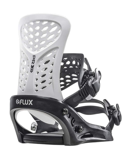 FLUX PR Snowboard Binding (White, Large) - Men's 2020
