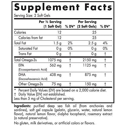 Nordic Naturals - Ultimate Omega 2X, Supports Heart, Brain, and Immune Health, 120 Soft Gels