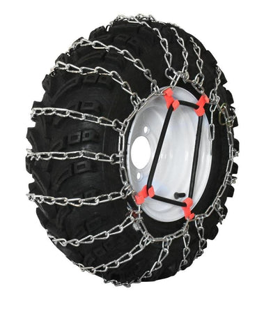 Grizzlar GTU-240 Garden Tractor Snowblower 2 Link Ladder Alloy Tire Chains Tensioner Included 4.00/4.80-8 4.80-8 4.00-8