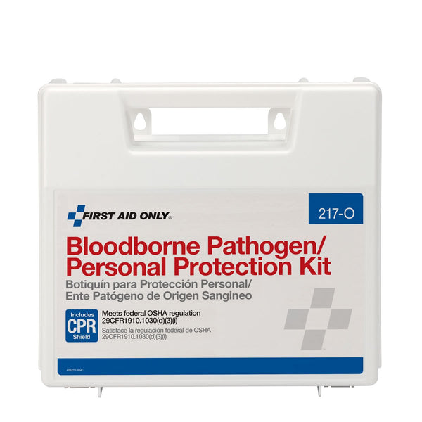 First Aid Only Blood Borne Pathogen/Personal Protection Kit with Microshield