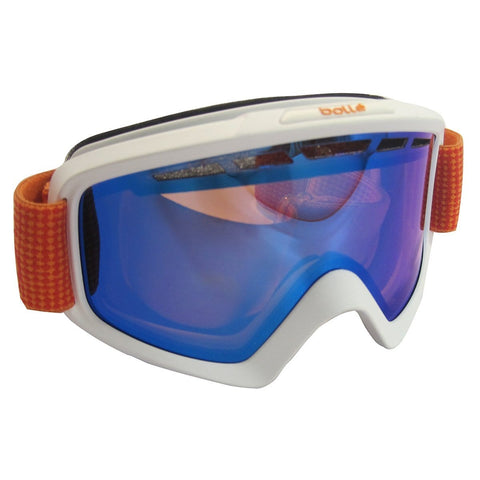 Bolle Nova II Unisex Snow Snowmobile Goggles White And Orange Aurora
