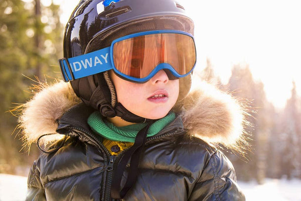 findway Kids Ski Goggles, Kids Snow Snowboard Goggles for Boys Girls Toddler Age 3-8 4-7,Helmet Compatible,Anti Fog Double-Layer Lenses,100% UV400 Protection,Non-Slip Strap