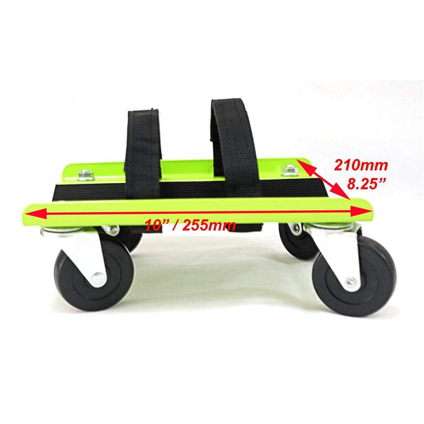 KASTFORCE KF2014 Snowmobile Dolly Heavy Duty 1500Lbs V-Slide with Rubber Pad Protecting Skis and 2 Pairs of Heavy Duty Straps Firmly Attaching on Skis, Sled Dolly, Snowmobiling