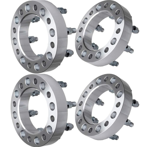 OCPTY replacement parts for 4X 1.5 inch 8x6.5 to 8x6.5 Wheel Spacers 8 lug Fits for Ford F250 F350 Dodge Ram 2500 3500 (8x165.1 9/16" Studs)