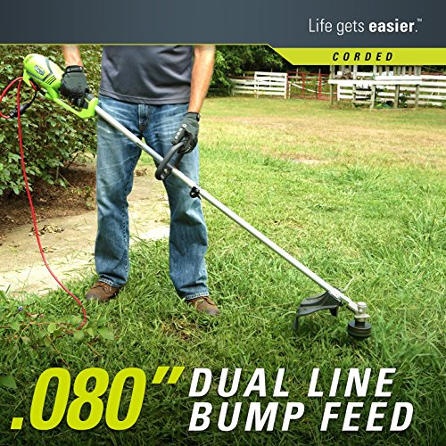 Greenworks 18-Inch 10 Amp Corded String Trimmer (Attachment Capable) 21142