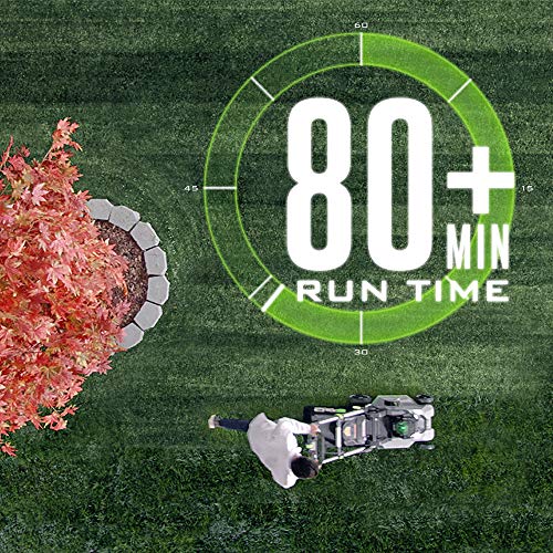 EGO Power+ LM2142SP 21-Inch 56-Volt Lithium-Ion Cordless Electric Dual-Port Walk Behind Self Propelled Lawn Mower with Two 5.0 Ah Batteries & Charger Included