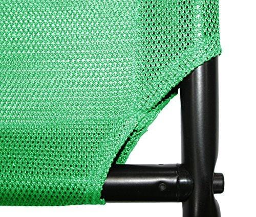 Best Pet Supplies - Steel Framed Rust Resistant Elevated Mildew Free Mesh Fabric Pet Bed for Dogs & Cats - Large 43 x 26 x 7 Inches