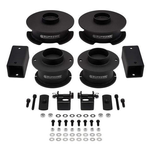 Supreme Suspensions - Full Lift Kit for 2014-2019 Ram 2500 3" Front Lift Spring Spacers + 2.5" Rear Lift Spring Spacers + Shock and Bump Stop Relocation Brackets 4WD