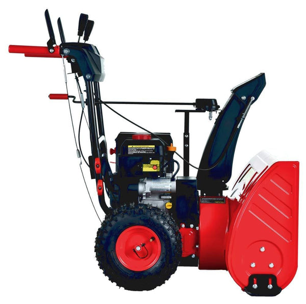 PowerSmart PSS2240C 24 in. 212cc 2-Stage Electric Start Gas Snow Blower (with Free Mug)