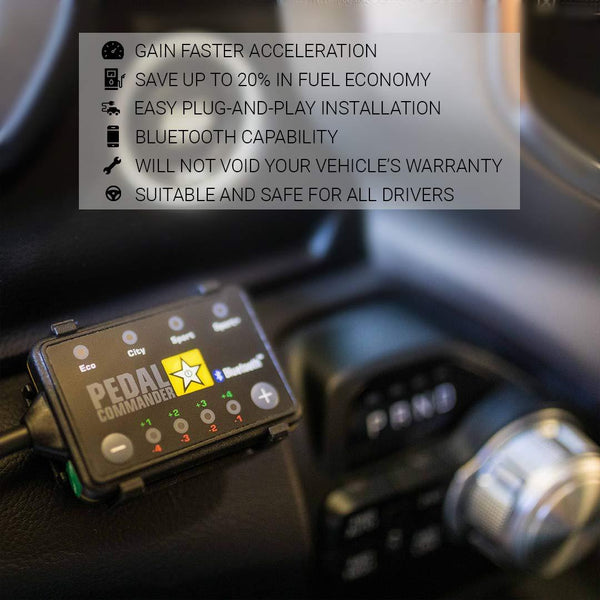 Pedal Commander Throttle Response Controller PC31 Bluetooth for Dodge RAM 2007-2018 (Fits All Trim Levels; 1500, 2500, and 3500)