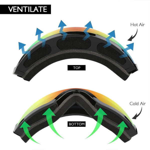 AKASO Ski Goggles, Snowboard Goggles - Anti-Fog, 100% UV Protection, Double-Layer Spherical Lenses, Helmet Compatible Snow Goggles for Men, Women & Youth (Explore Oregon Special Edition)